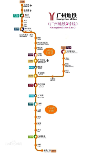 广州地铁3号线路图_广州地铁3号线路图全图顺德段