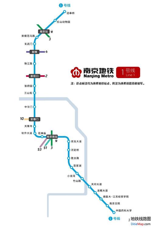 南京地铁1号线线路图_南京地铁1号线线路图最新